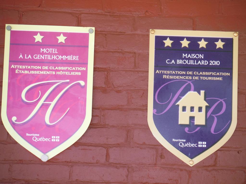 Motel La Gentilhommiere Saint-Siméon Exteriér fotografie