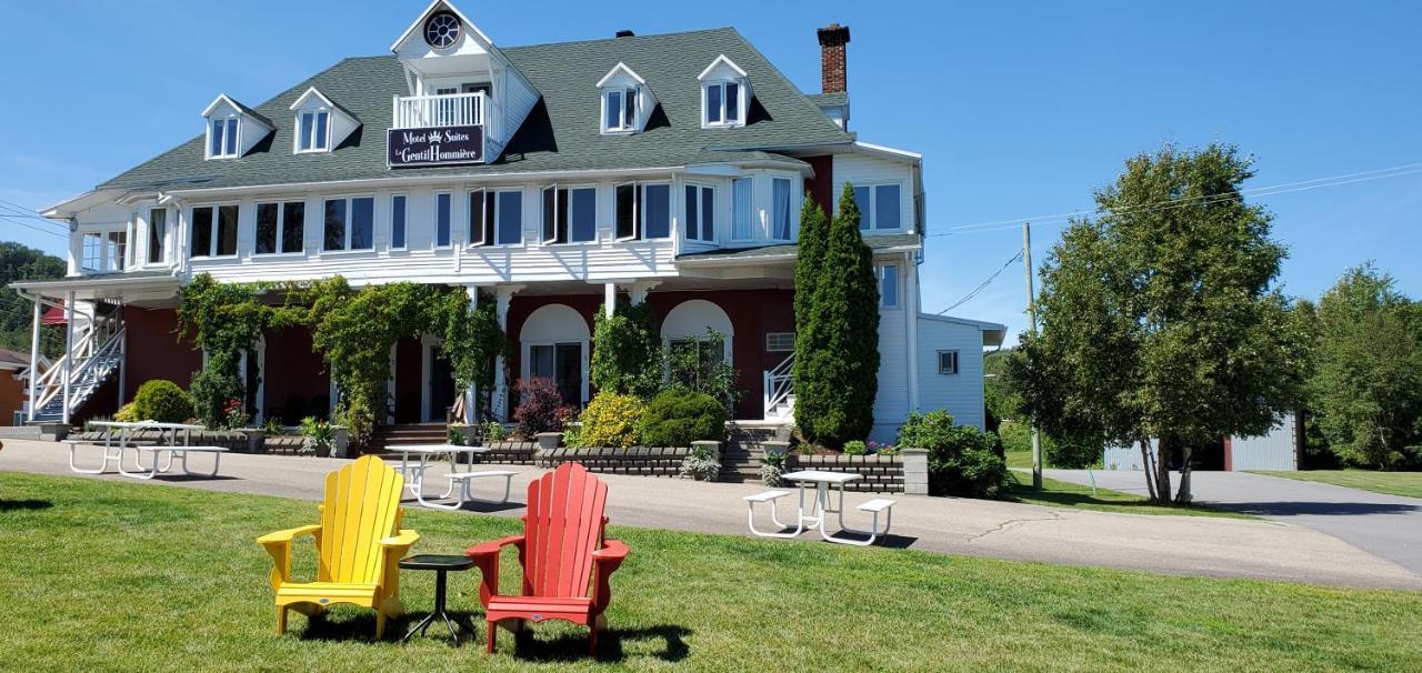 Motel La Gentilhommiere Saint-Siméon Exteriér fotografie